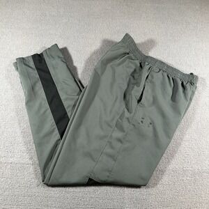 Under Armour Mens Jogger Pants Gray Drawstring Loose Fit‎ Size Medium Activewear